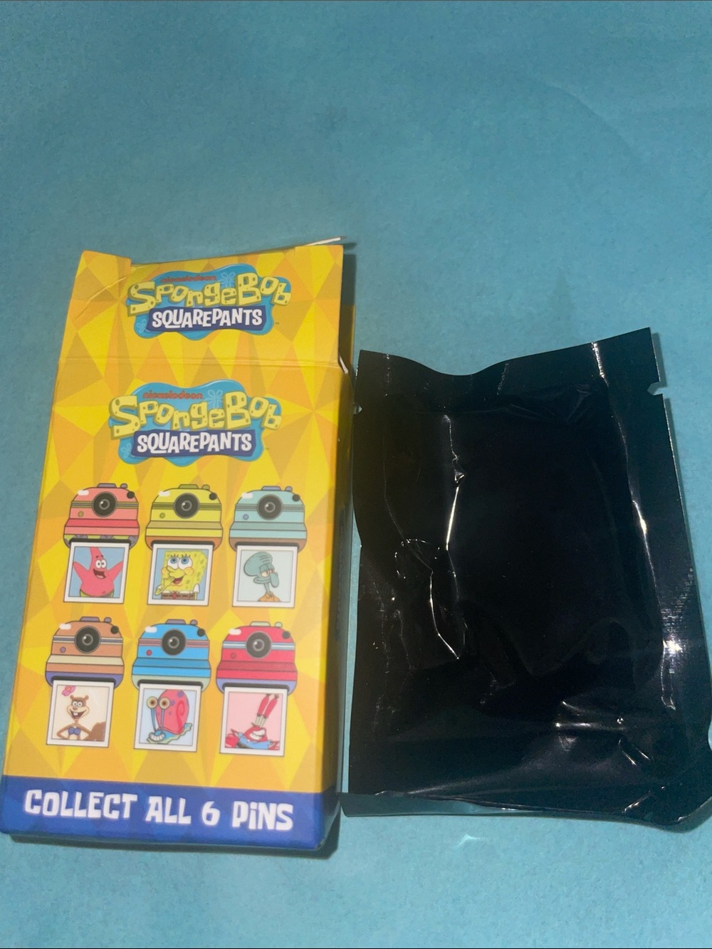 SpongeBob SquarePants Character Polaroids Blind Box Enamel Pin